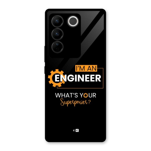 Engineer Superpower Glass Back Case for Vivo V27