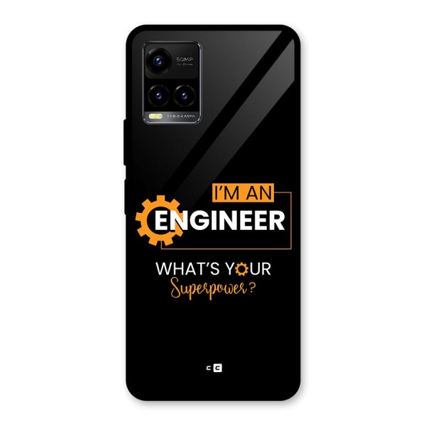 Engineer Superpower Glass Back Case for Vivo Y21A