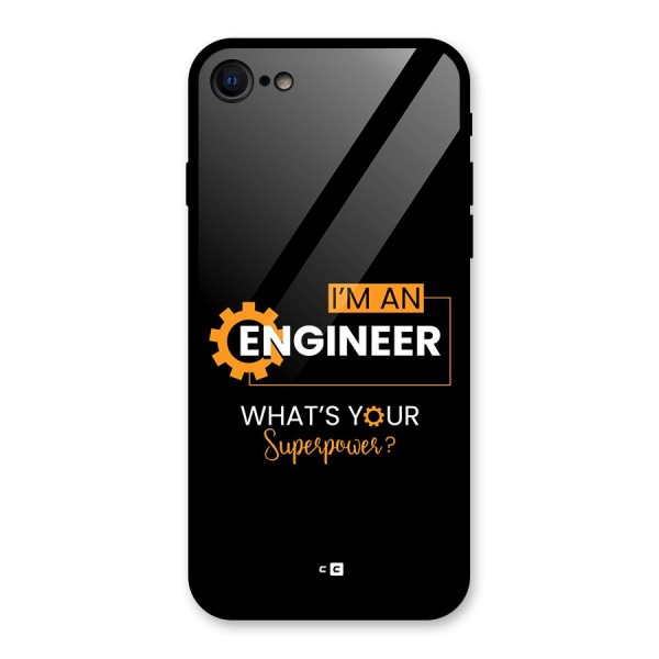 Engineer Superpower Glass Back Case for iPhone 8