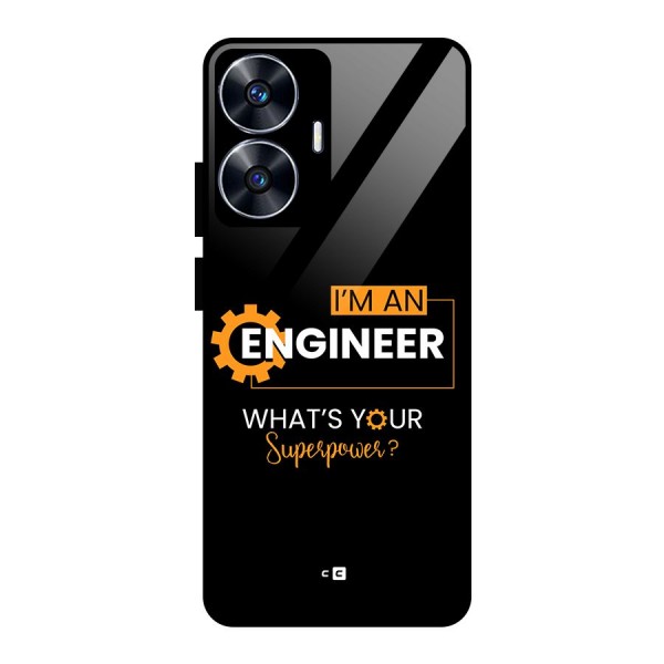 Engineer Superpower Glass Back Case for realme C55