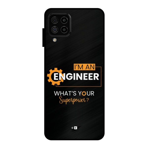 Engineer Superpower Metal Back Case for Galaxy A22 4G