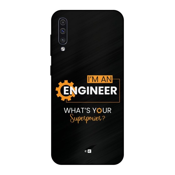 Engineer Superpower Metal Back Case for Galaxy A50