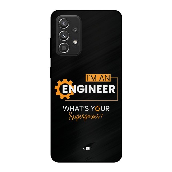 Engineer Superpower Metal Back Case for Galaxy A52