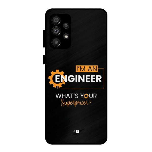 Engineer Superpower Metal Back Case for Galaxy A73 5G