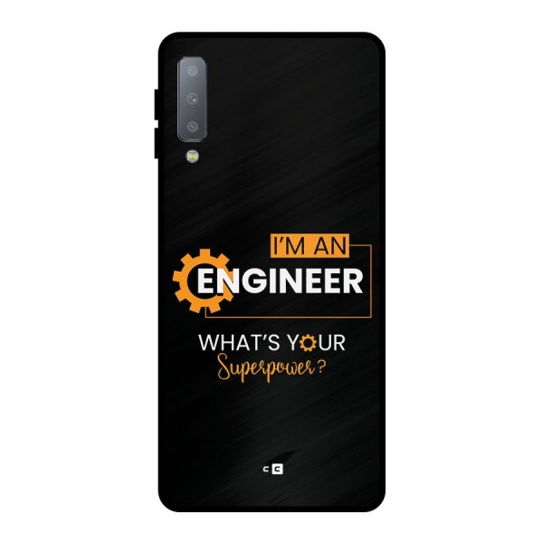 Engineer Superpower Metal Back Case for Galaxy A7 (2018)