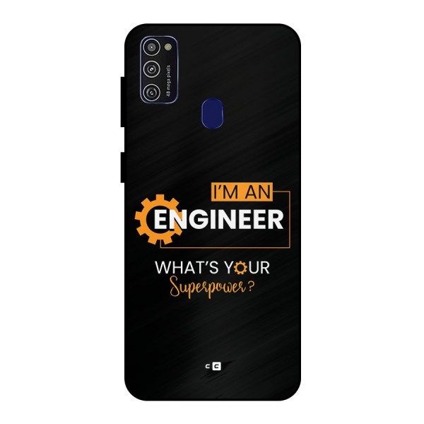 Engineer Superpower Metal Back Case for Galaxy M21