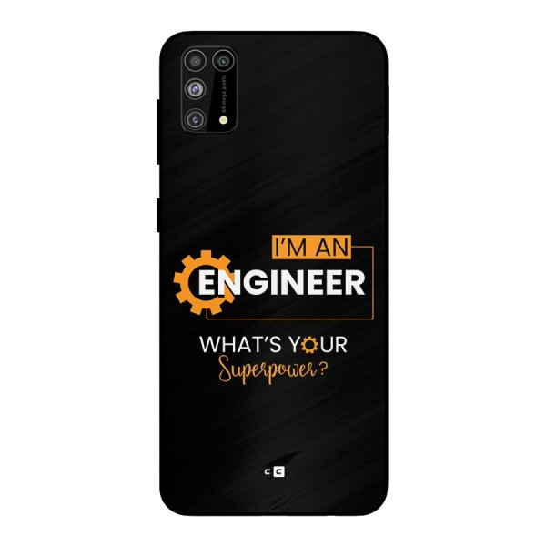 Engineer Superpower Metal Back Case for Galaxy M31