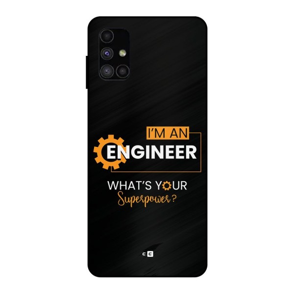 Engineer Superpower Metal Back Case for Galaxy M51