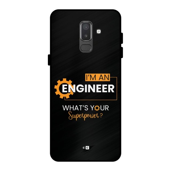 Engineer Superpower Metal Back Case for Galaxy On8 (2018)