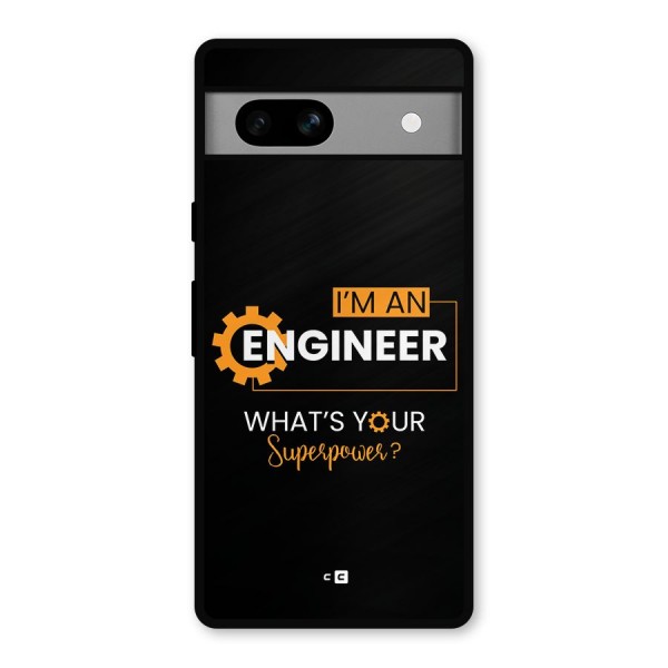 Engineer Superpower Metal Back Case for Google Pixel 7a