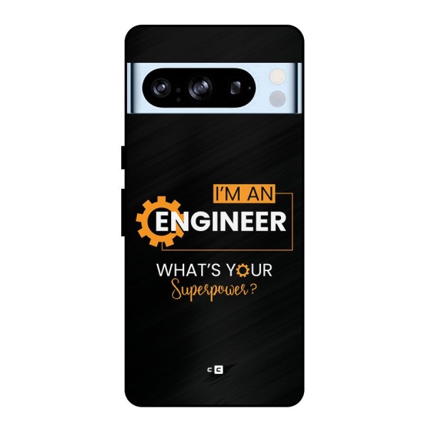 Engineer Superpower Metal Back Case for Google Pixel 8 Pro