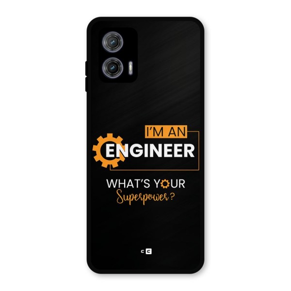 Engineer Superpower Metal Back Case for Moto G73