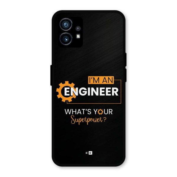 Engineer Superpower Metal Back Case for Nothing Phone 1