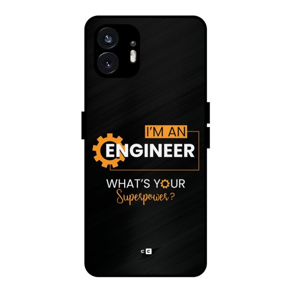 Engineer Superpower Metal Back Case for Nothing Phone 2