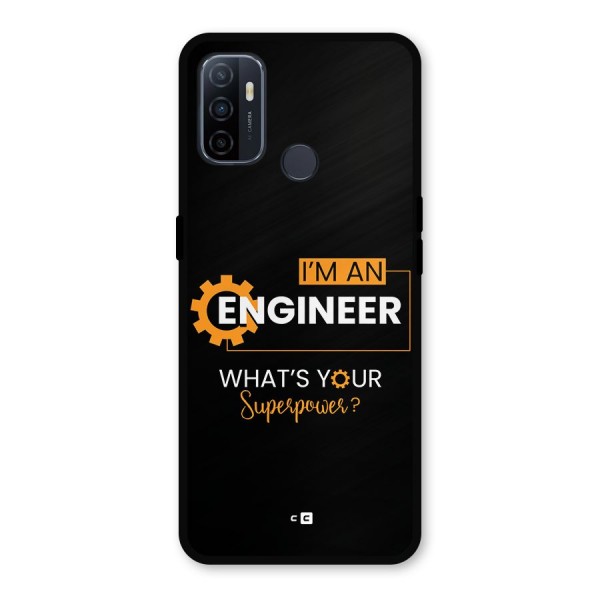 Engineer Superpower Metal Back Case for Oppo A53