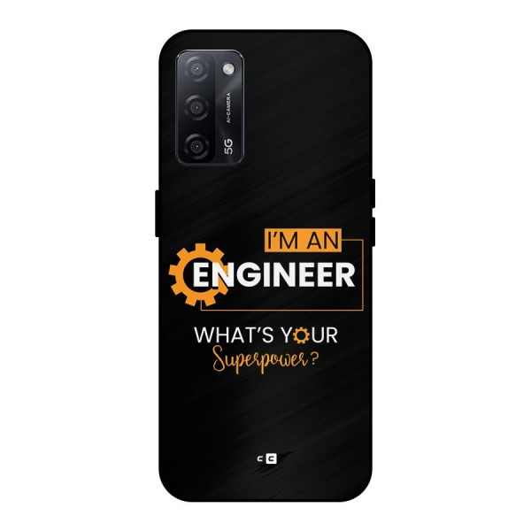 Engineer Superpower Metal Back Case for Oppo A53s 5G