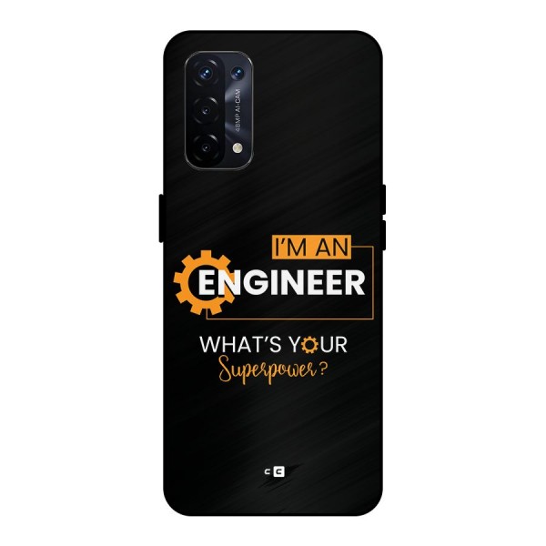 Engineer Superpower Metal Back Case for Oppo A74 5G