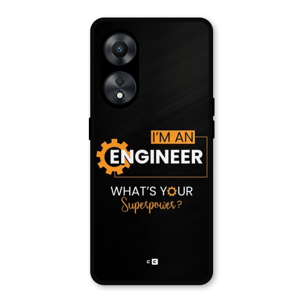 Engineer Superpower Metal Back Case for Oppo A78