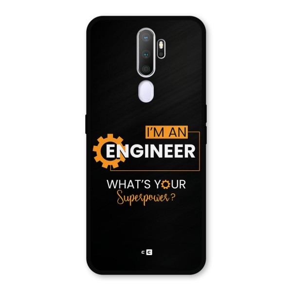 Engineer Superpower Metal Back Case for Oppo A9 (2020)