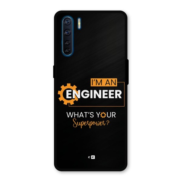 Engineer Superpower Metal Back Case for Oppo F15