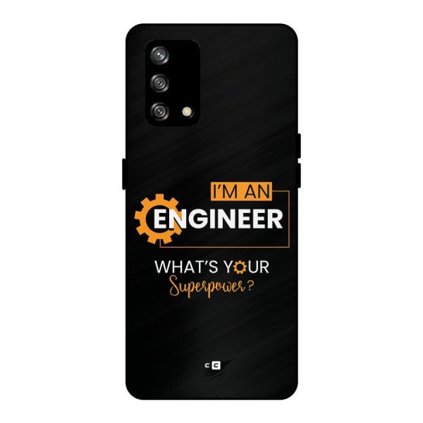 Engineer Superpower Metal Back Case for Oppo F19