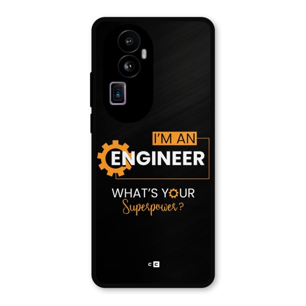 Engineer Superpower Metal Back Case for Oppo Reno10 Pro Plus
