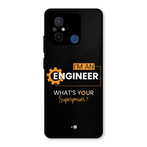 Engineer Superpower Metal Back Case for Poco C55