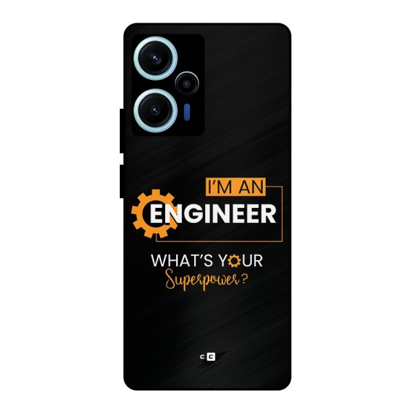 Engineer Superpower Metal Back Case for Poco F5