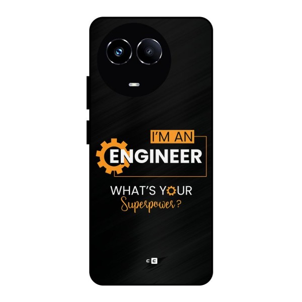 Engineer Superpower Metal Back Case for Realme 11 5G