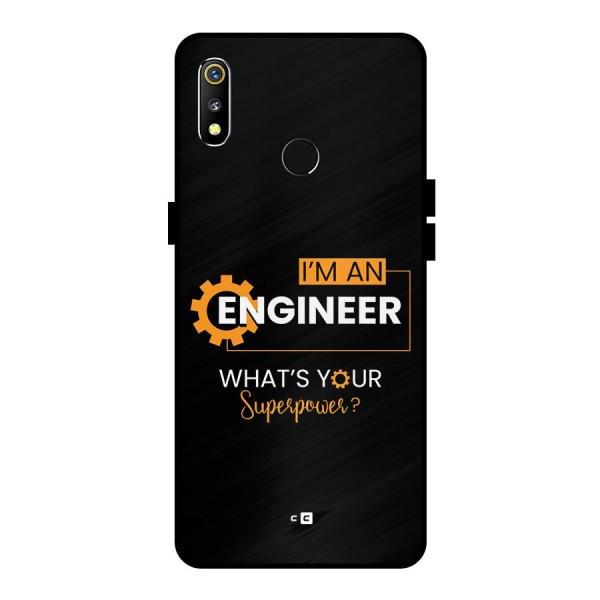 Engineer Superpower Metal Back Case for Realme 3