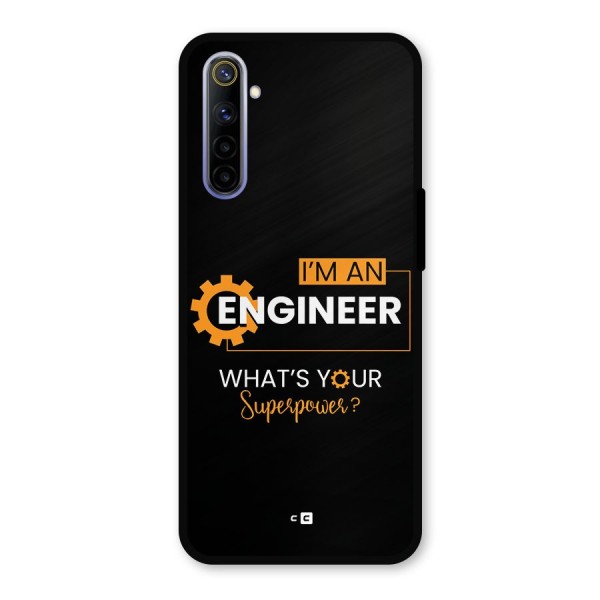 Engineer Superpower Metal Back Case for Realme 6