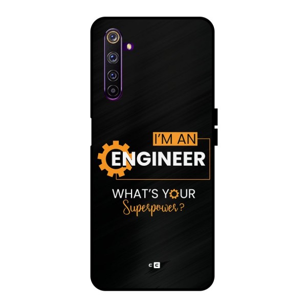 Engineer Superpower Metal Back Case for Realme 6 Pro