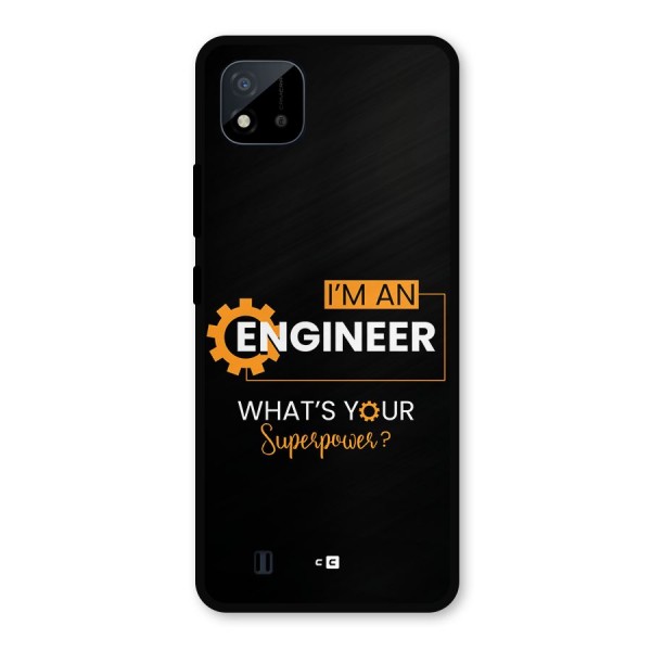 Engineer Superpower Metal Back Case for Realme C11 2021