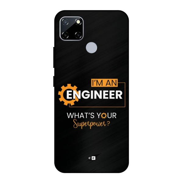 Engineer Superpower Metal Back Case for Realme Narzo 20