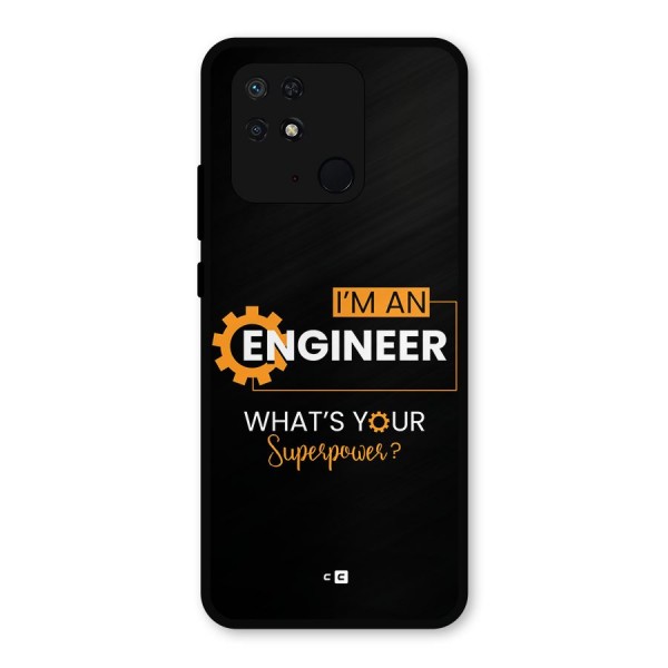 Engineer Superpower Metal Back Case for Redmi 10