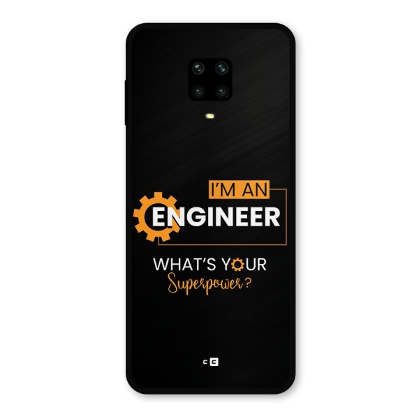 Engineer Superpower Metal Back Case for Redmi Note 10 Lite