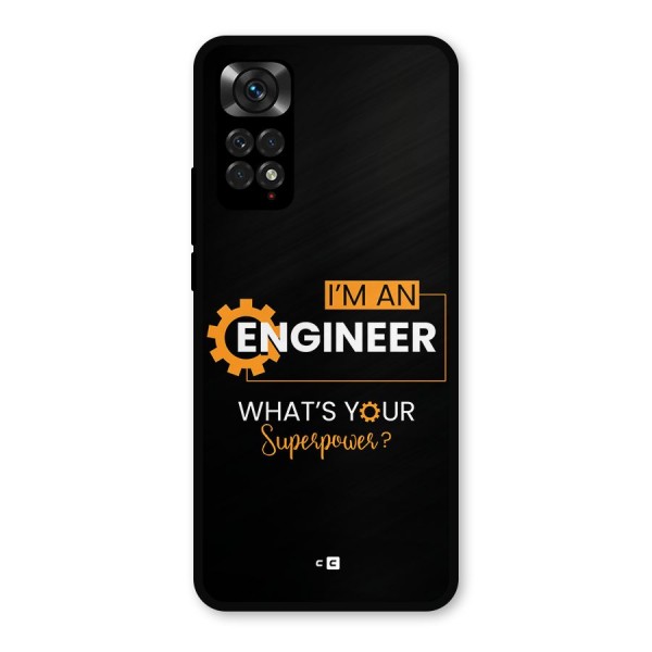 Engineer Superpower Metal Back Case for Redmi Note 11