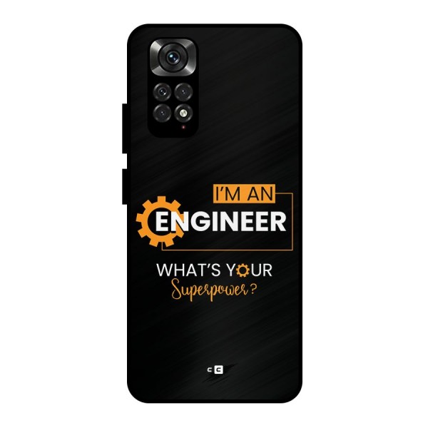 Engineer Superpower Metal Back Case for Redmi Note 11 Pro