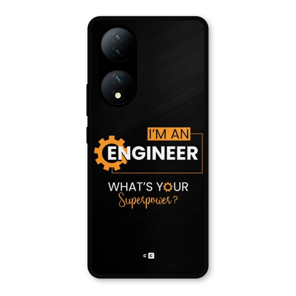 Engineer Superpower Metal Back Case for Vivo T2