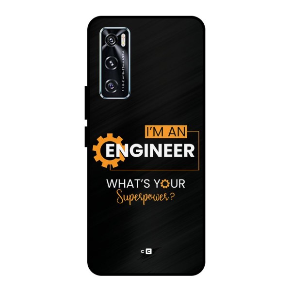 Engineer Superpower Metal Back Case for Vivo V20 SE