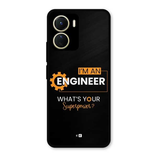 Engineer Superpower Metal Back Case for Vivo Y16