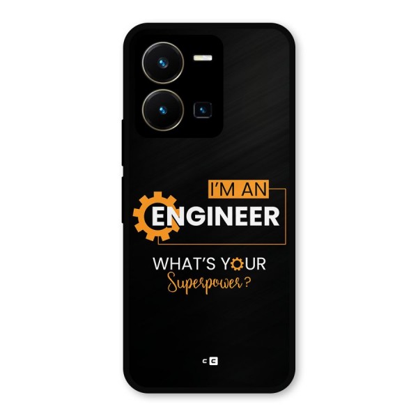 Engineer Superpower Metal Back Case for Vivo Y35