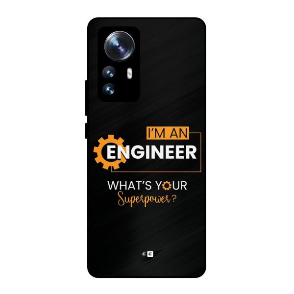 Engineer Superpower Metal Back Case for Xiaomi 12 Pro
