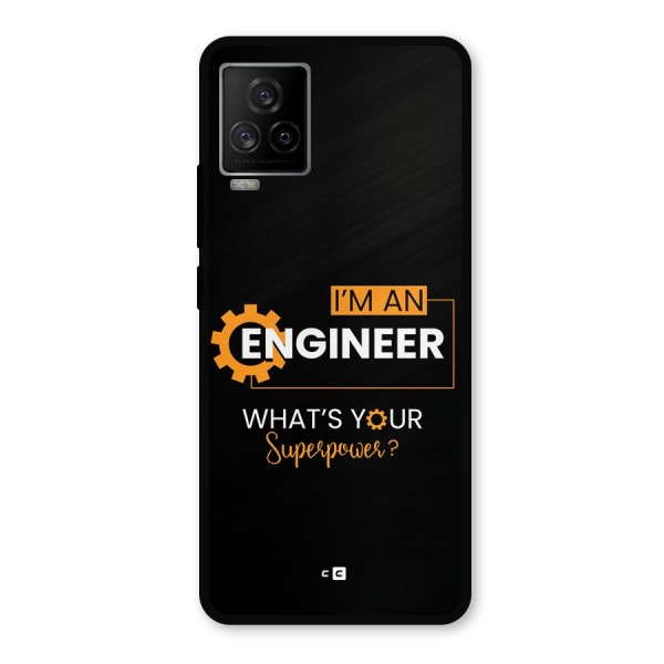 Engineer Superpower Metal Back Case for iQOO 7 Legend 5G