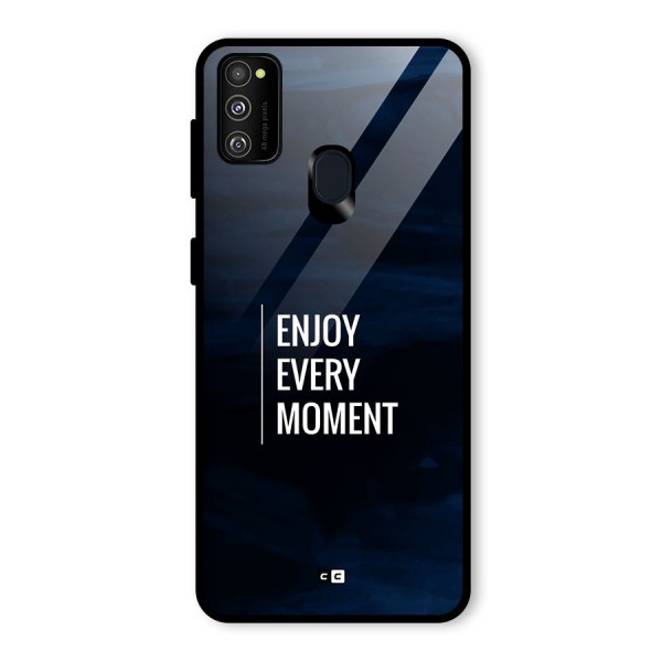 Enjoy Always Glass Back Case for Galaxy M21