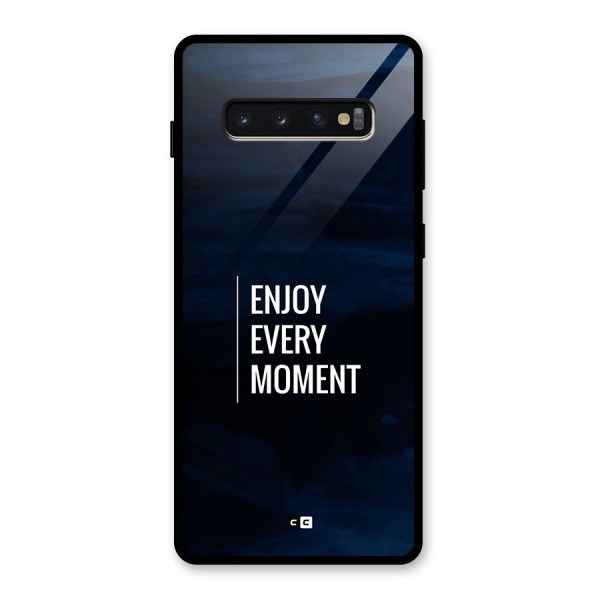 Enjoy Always Glass Back Case for Galaxy S10 Plus