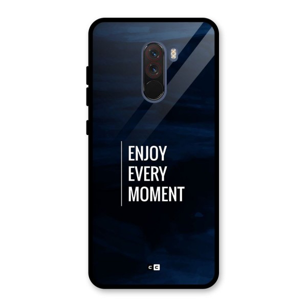 Enjoy Always Glass Back Case for Poco F1