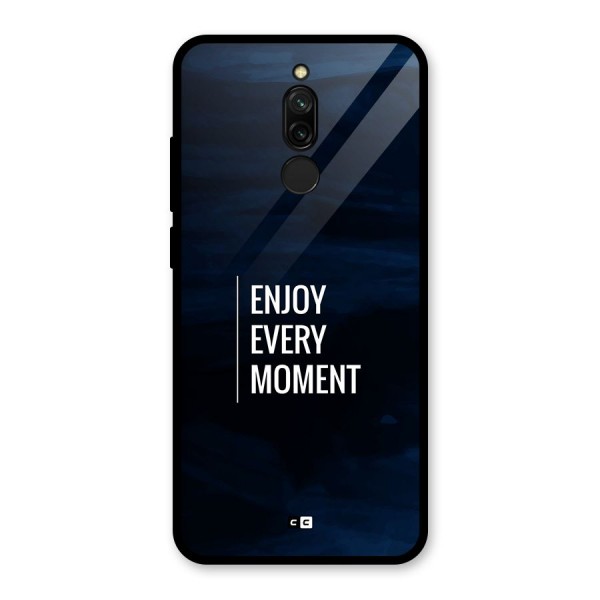 Enjoy Always Glass Back Case for Redmi 8