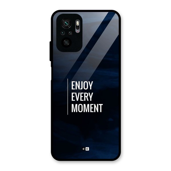 Enjoy Always Glass Back Case for Redmi Note 10