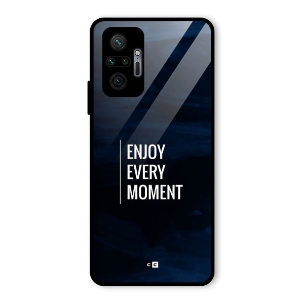 Enjoy Always Glass Back Case for Redmi Note 10 Pro